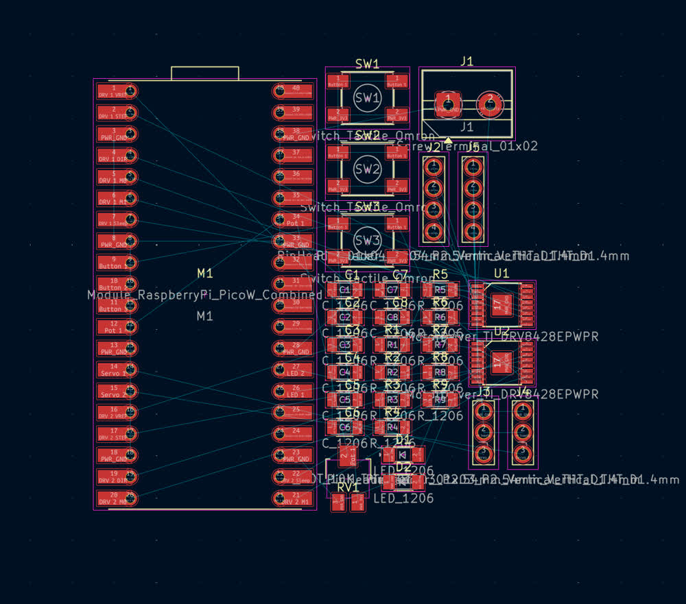 Initial PCB Layout